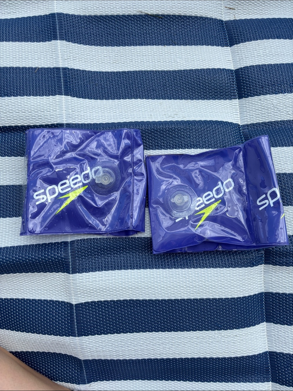 Speedo Purple Swimies Floaties with Neon Accent